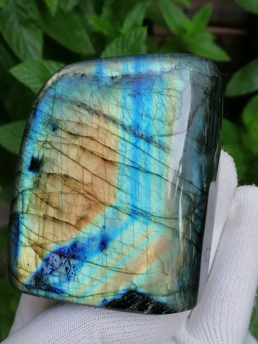 Labradorite forme libre polie