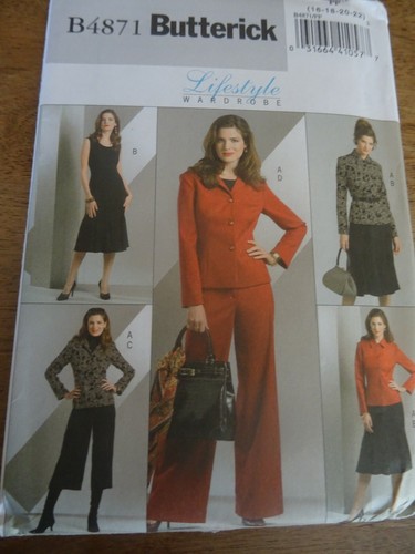 4871 patron butterick - patron, garde