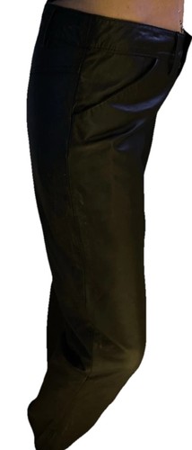 Pantalon cuir noir - cuir, femme