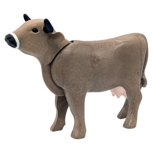 Playmobil taureau gris vache