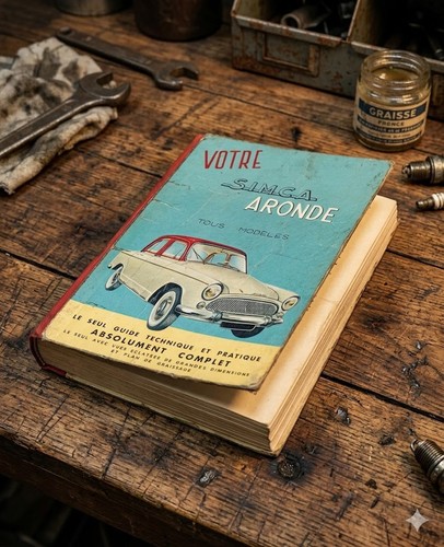 Ancien livre sur automobile - sur,