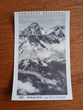 Chocolat Delespaul Vignette n° 580 - Himalaya : Le Mont Everest