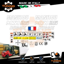 Kit adhésif Work Means Manitou Chariot élévateur MSI25 Buggie serie 2-E3