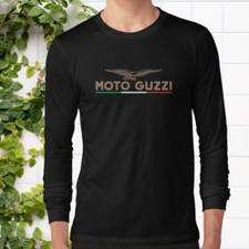 Moto guzzi eagle long Logo American T-Shirt Funny S to 5XL T-SHIRT & HOODIE