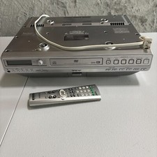 Sony ICF-DVD57TV LCD TV Clock Radio DVD Kitchen Space Saving Under Cabinet Works