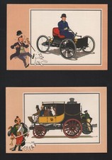 lot de 6 Chromos Tintin  Voir et Savoir Automobile Série 2 