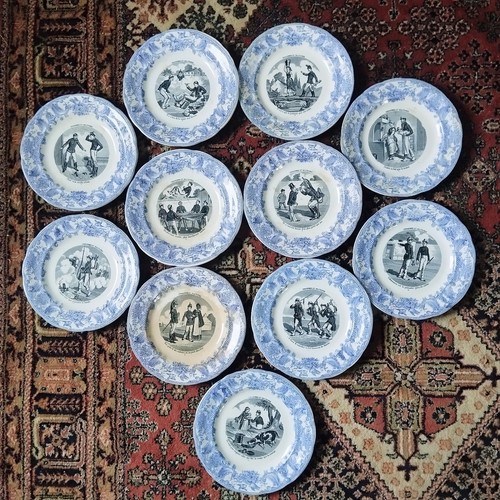 Assiettes parlantes gien - assiettes,