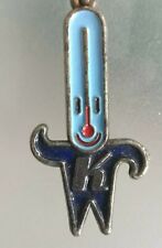 Vintage K Boiler K Metal Flame Gas Thermometer Key Door