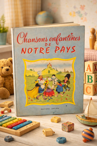 Ancien livre chansons - ancien,