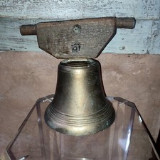 Antique Bronze School Bell...