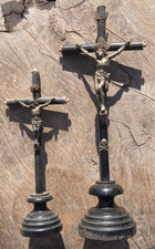 Deux Croix - Crucifix XIX en