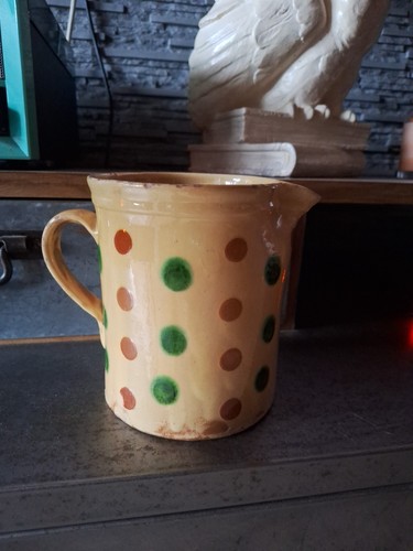Ancien pichet pot terre - pot, en