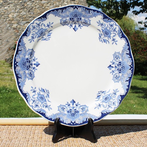 Ancien grand plat rond cm - plat,