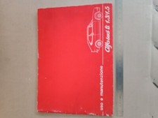 Original 1978 Alfa Romeo Alfasud Ti Maintenance Use Manual
