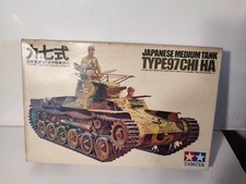 NEW VINTAGE TAMIYA JAPANESE MEDIUM TANK MODEL TYPE 97 CHI-HA 1/35