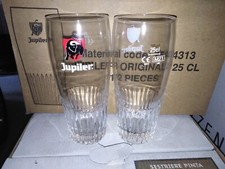 Lot de 5 verres bière jupiler 25cl no heineken leffe 