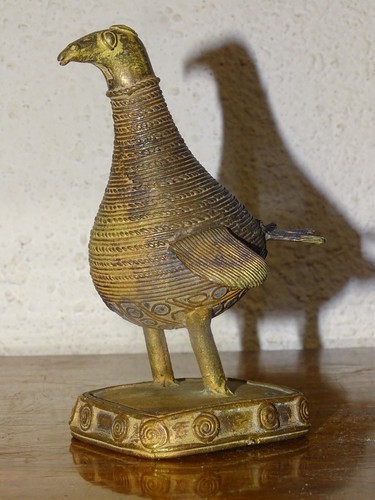 Ancien bronze oiseau ou - ancien,