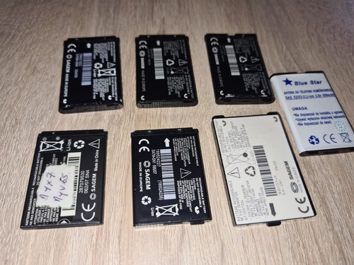 Lot batterie tel portable - 7,