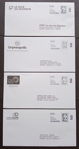 France enveloppes entiers - 4,