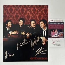 Autographed/Signed Entourage 4x Cast Grenier Connolly Ferrara 8x10 Photo JSA COA
