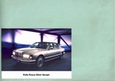 photo de presse / press photo original Rolls Royce Silver Seraph 1998