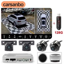Système de caméra de stationnement DVR 720P avec vue panoramique à 360° voiture