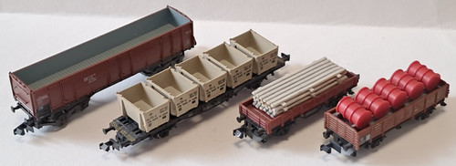160 lot 4 wagons - lot, de
