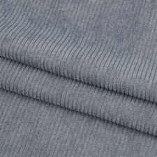 Tissu Velours Côtelé Gris
