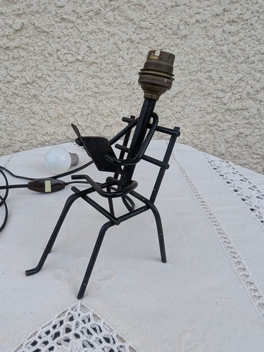 Lampe vintage personnage