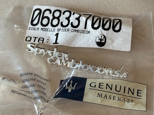 Emblème maserati spyder - emblÈme,