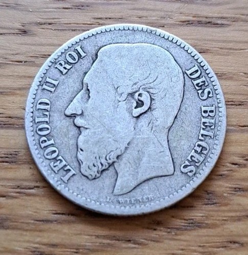 Pièce belgique 2 franc - de,