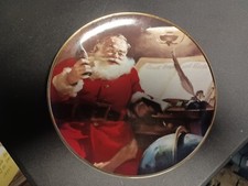 Vintage lot of 7Collector Coca Cola Xmas Plates