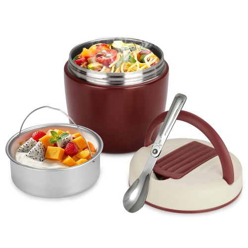 Thermos alimentaire chaud - alimentaire,
