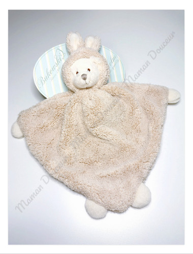 Doudou plat triangle ours - doudou,