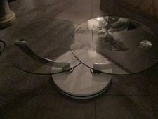 table de salon basse en Verre