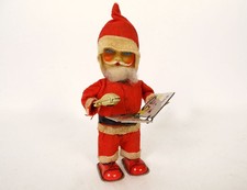 Jouet mécanique automate Père Noël Santa Claus tôle Japon Japan Vintage XXè