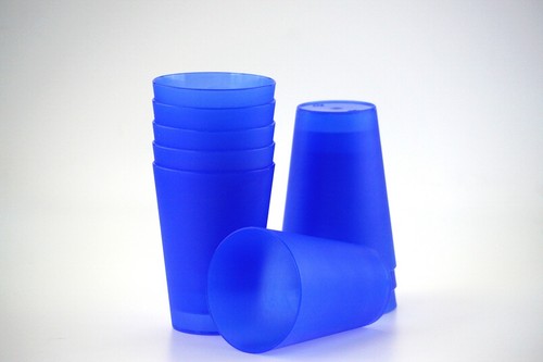 Bleu gobelet tasses en - 50, 0,4