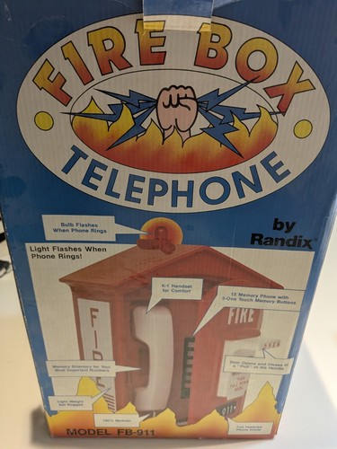 Vintage randix fire call box - vintage,