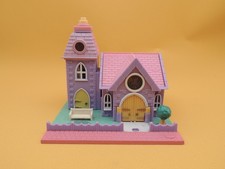 Polly Pocket - LIGHT-UP WEEDING CHAPEL Working - Vintage Bluebird Toys 1993