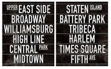 Pack of 2 IKEA PJATTERYD Picture NYC travels 15 ¾ x 19 ¾ ", 38 x 48 cm Brand NEW