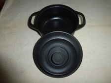 COCOTTE EN FONTE NOIRE MIJOTEUSE FONTIGNAC 20