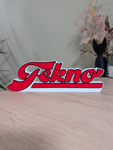 Logo tekno plaque deco - logo,