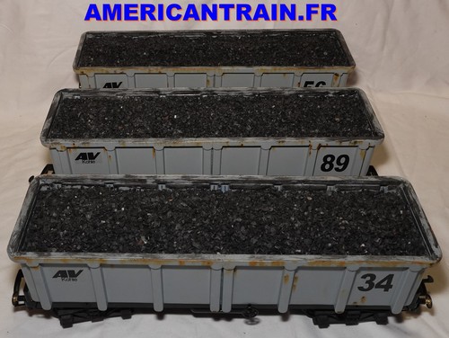 Set trois wagons charbon - set, de
