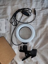 Lampe Ring Light LED à pince