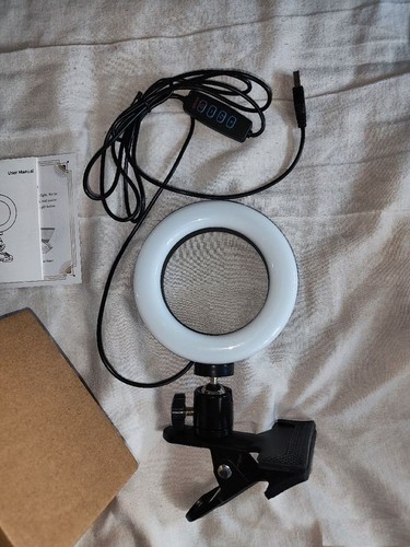 Lampe ring light led pince - led, à