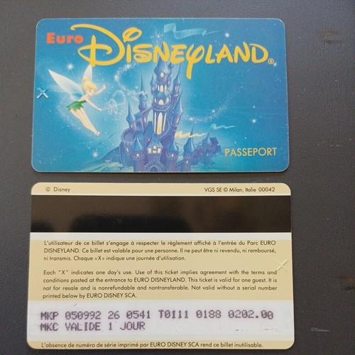 Pass euro disney - pass,