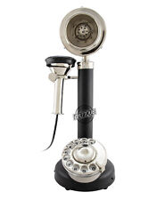 Téléphone Cadran Rotatif Vintage Décor Ancien Téléphone Station Laiton Fini A...