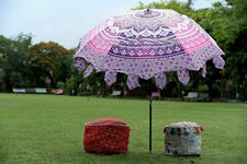 Indian Ombre  Parasol For Royal,Party, Room Decor & Perfect For Summers Umbrell