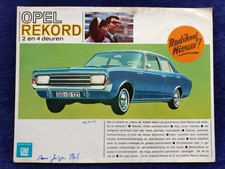Opel Rekord C brochure 1967/1968