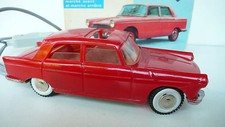 FRANCE JOUET 404 PEUGEOT TÉLÉGUIDÉE  PLASTIQUE BOITE D'ORIGINE L21 cm BON ÉTAT